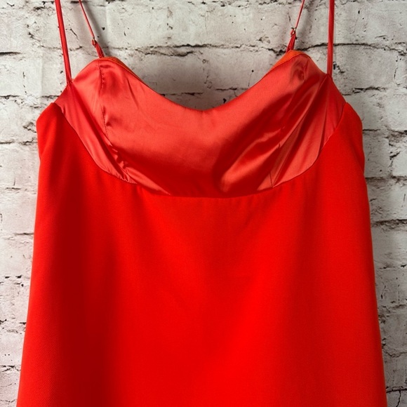 NWT Free People Women's Small Coral Orange Mila Mini Dress Sleeveless $148 New S - Picture 5 of 14